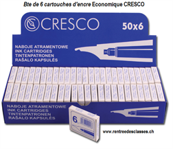 Etui de 6 cartouches d'encre Cresco Economique